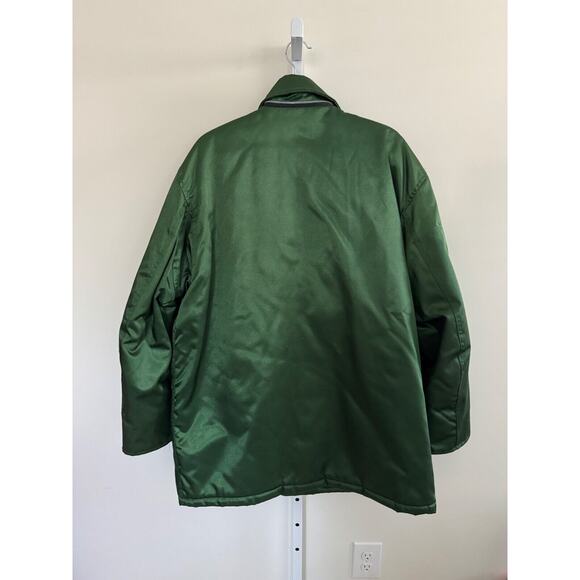 Vintage Spiewak Quilted Parka Mens Size 46  USA NWOT Quality Work Wear Green - Picture 3 of 10